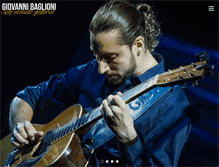 Tablet Screenshot of giovannibaglioni.com